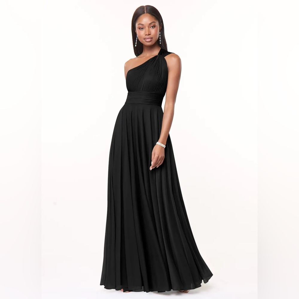 Azazie Chiffon Dress Size 18